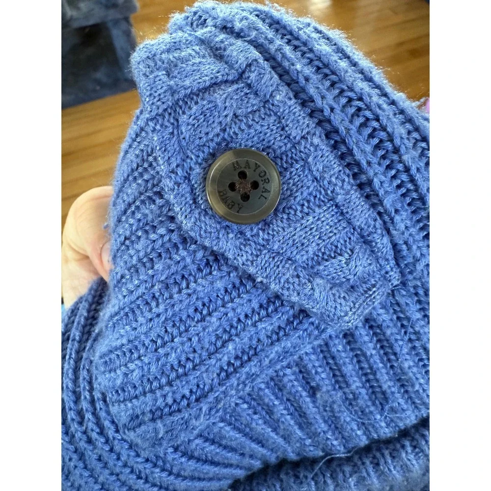 Mayoral‎ blue knit infant sweater